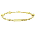 Golden Twist Bangle