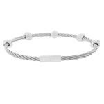 Silver Twist Bangle