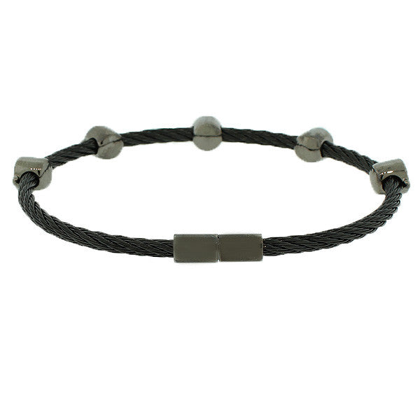 Black Twist Bangle