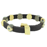 Black Leather Hamsa