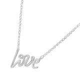 Cursive Love Pendant