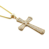 Sparkling Hip-Hop Cross Necklace