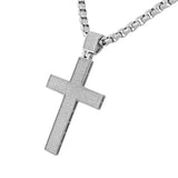 Polished Pave Latin Cross