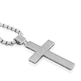 Polished Pave Latin Cross