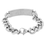 Chrome Prayer Dog Tag Chain