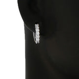 Crystal Ice Hoops