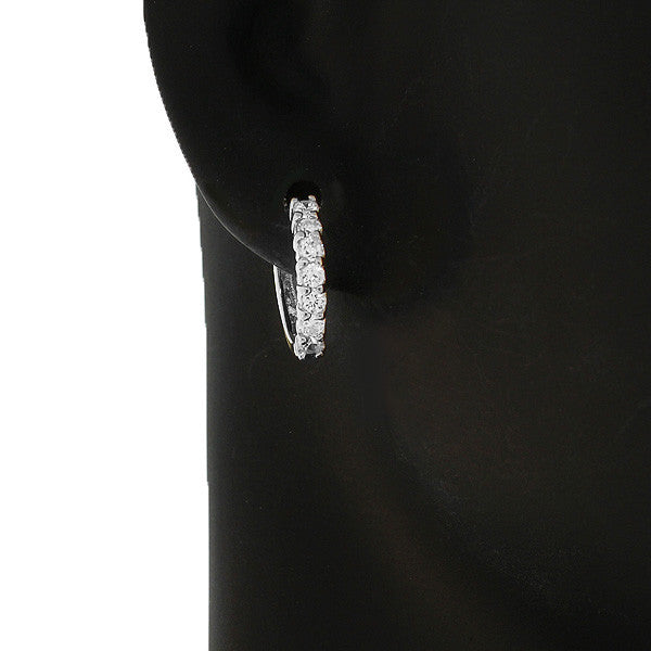Crystal Ice Hoops