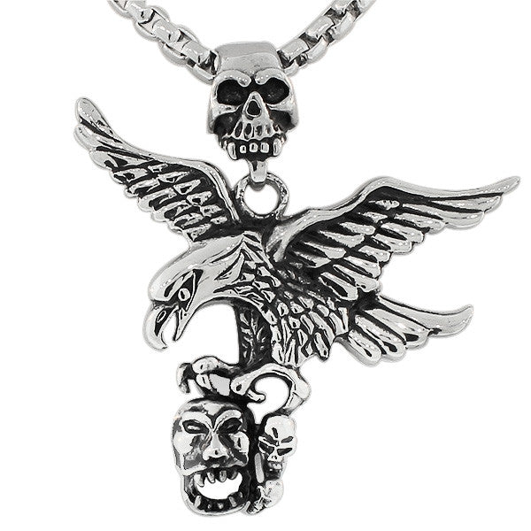 Eagle and Skull Pendant