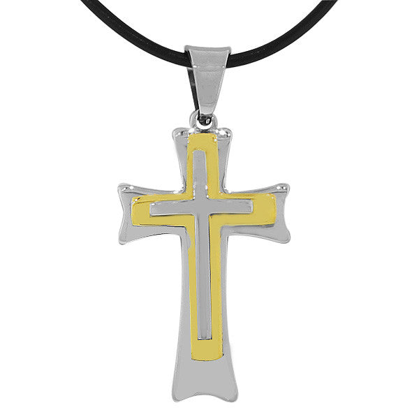 Gold Layer Cross Necklace