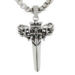 Winged Sword Necklace