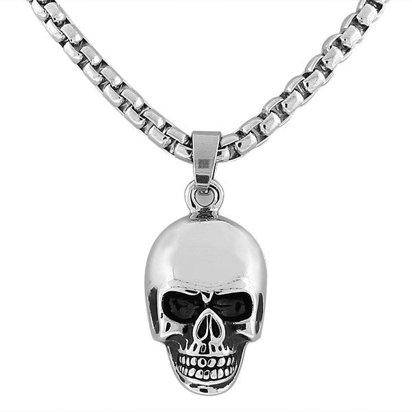Men's Head Skull Pendant