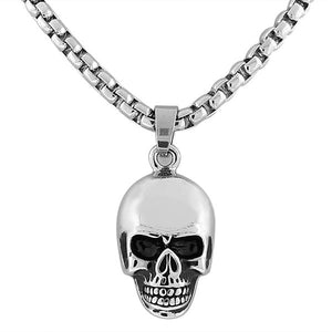 Men's Head Skull Pendant