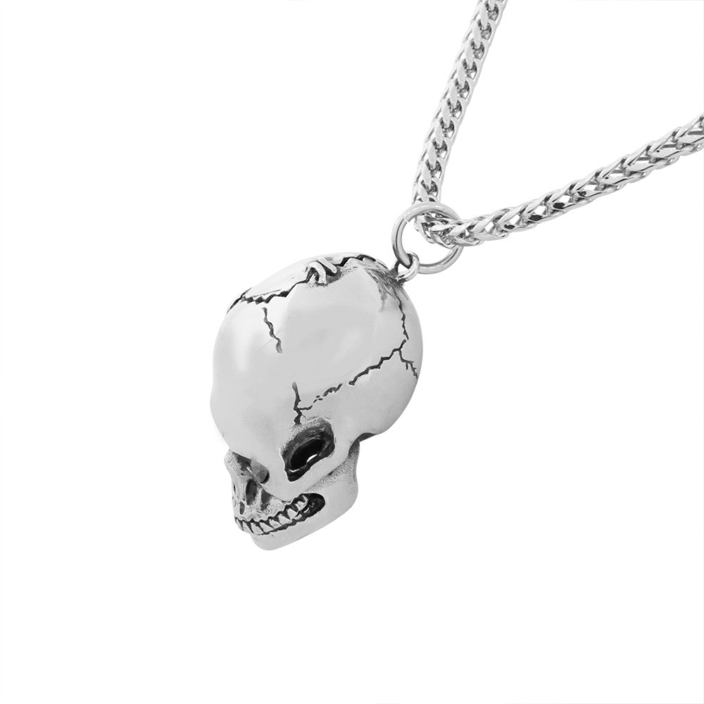 Cracked Skull Pendant