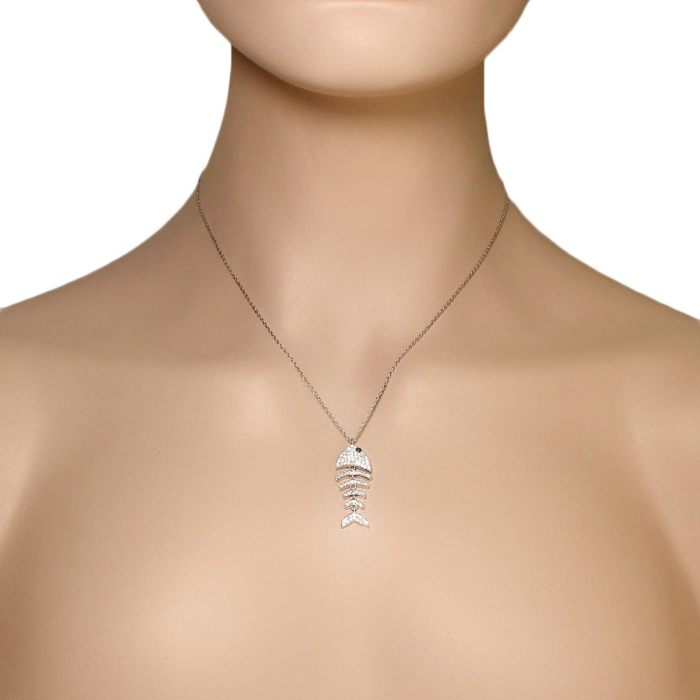 Bone Fish Pendant