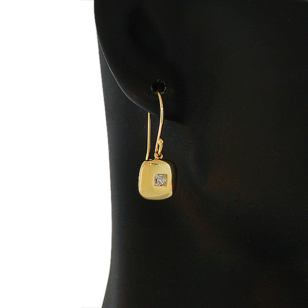 Shining Heart Dangle Earrings