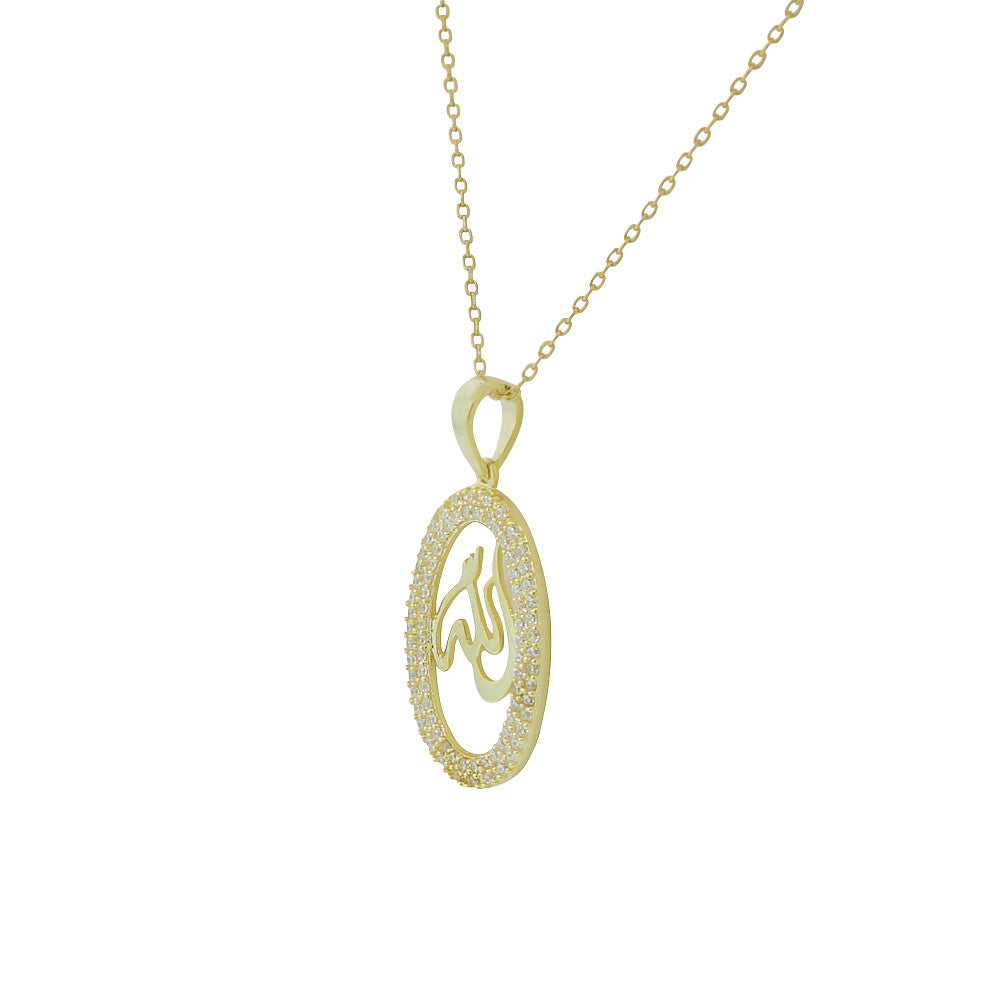 Gold Muslim Pendant