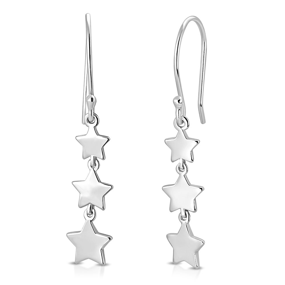 Silver Star Dangles