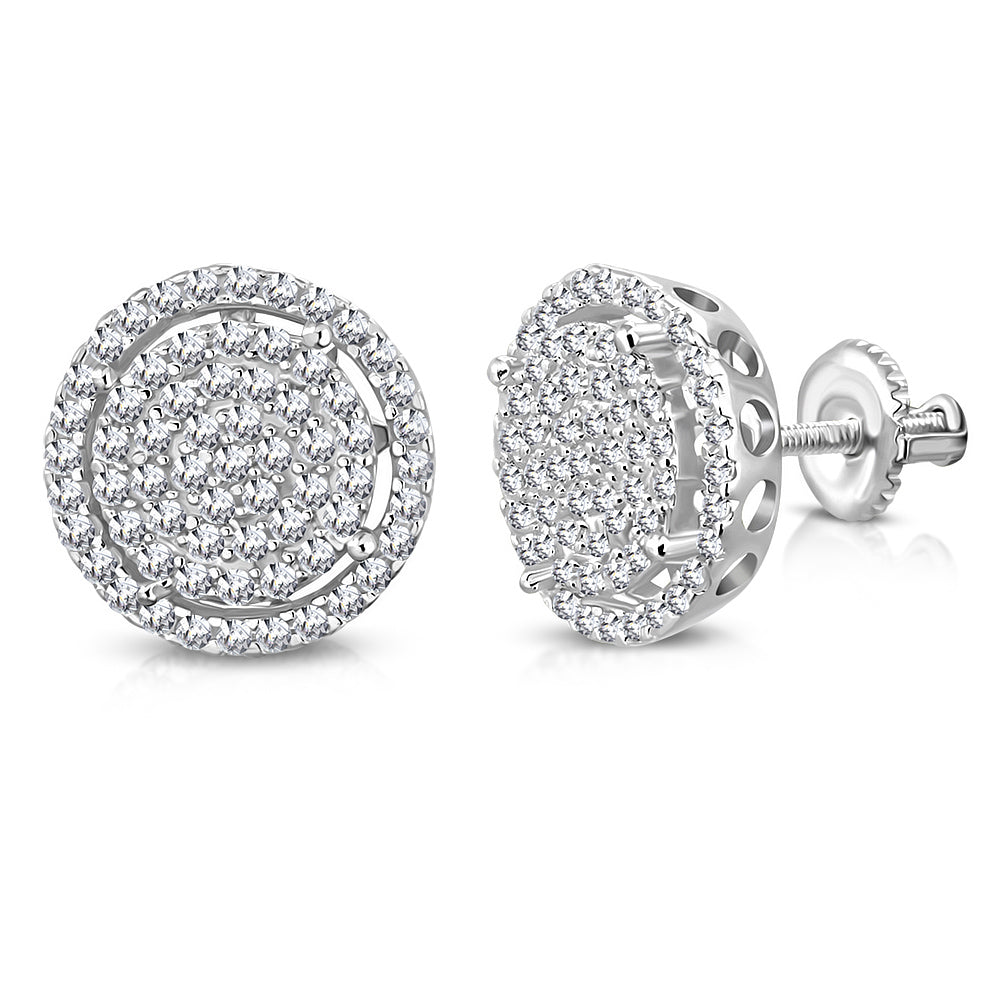 Crown Silver Studs