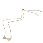 Double Heart Design Necklace