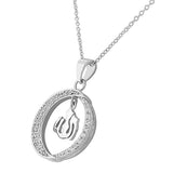 Crescent Moon Allah Pendant