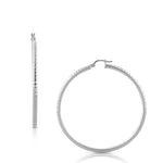 Comfort Silver Hoops