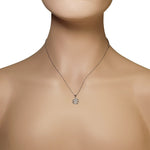 925 Sterling Silver Hamsa CZ Protection Pendant