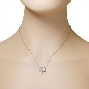 Elephant Circle Pendant