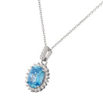 Aquamarine Wreath Pendant
