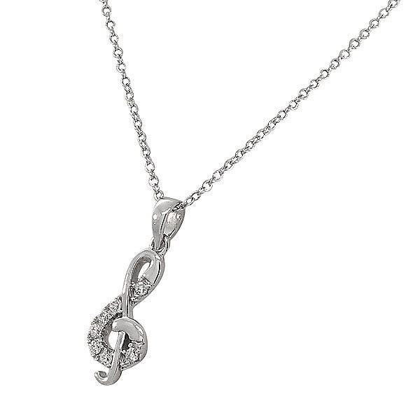 Diamond Musician Pendant