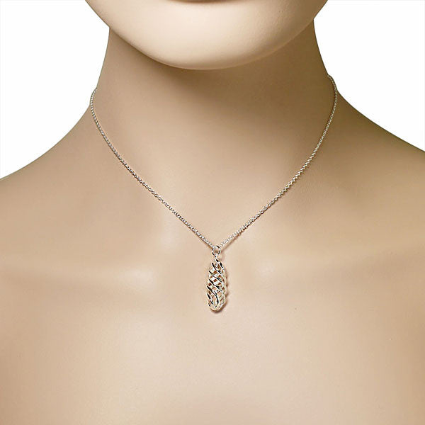 Sterling Swirl Pendant