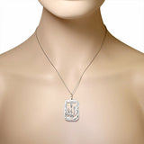 Sterling Allah Pendant