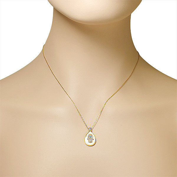 Pearl Pendant Evil Eye
