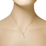 Pearl Pendant Evil Eye