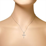 White Crystal Cross