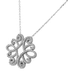 Silver Snowflake Amulet