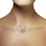 Silver Snowflake Amulet