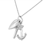 Triple Charm Anchor Pendant
