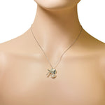 Triple Charm Anchor Pendant