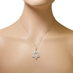 925 Sterling Silver Star of David Pendant
