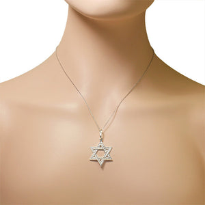 925 Sterling Silver Star of David Pendant