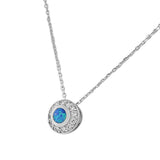 Sterling Opal Amulet