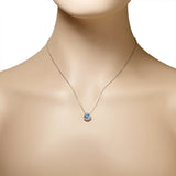 Sterling Opal Amulet