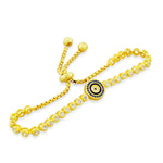 Fools Gold Evil Eye Beads