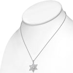 925 Sterling Silver Jewish Shema Star Of David