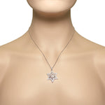 925 Sterling Silver Jewish Shema Star Of David