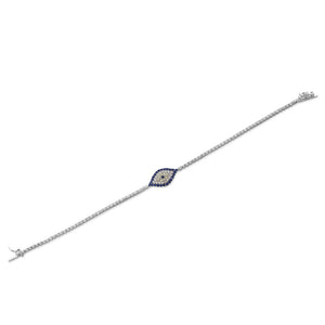 Oval Eye Tennis Bracelet