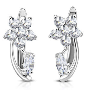 White Clear Floral Huggeis