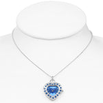 Blue Heart Watch Pendant