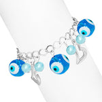 Sky Blue Bali Bead Clasp
