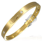 Gold Hinged Belt Buckle